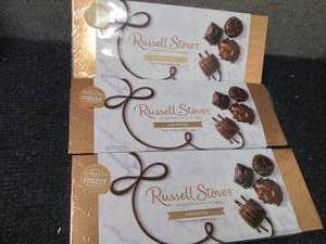 lot 108 image: 3- 9.4 oz Boxes of Russel Stover As...