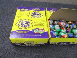 lot 155 image: 2- 48 ct Boxes Cadbury Creme Eggs 1...