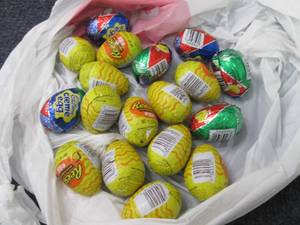 lot 168 image: 18 Reeses & Cadbury Eggs...