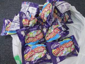 lot 172 image: 18 Cadbury Mini Eggs...