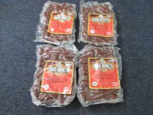 lot 199 image: 4 pks Big Rigs Original Beef Stick...