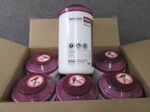 lot 257 image: Case of 6 -70ct Canisters Sani-Clot...