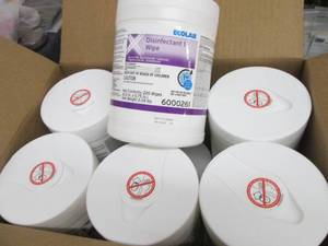 lot 278 image: Case of 12 - 220ct Canisters Ecolab...