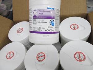 lot 282 image: Case of 12 - 220ct Canisters Ecolab...