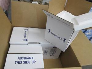 lot 288 image: Case of 4 Insulated Foam Shipping K...