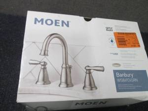 lot 315 image: Moen Banbury 8 in. Widespread 2-Han...