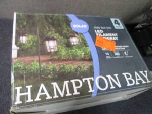 lot 360 image: Hampton Bay Solar Bronze Outdoor In...