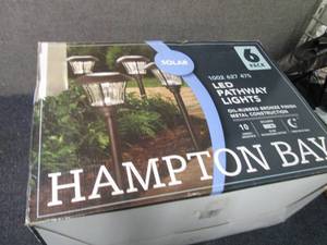 lot 363 image: Hampton Bay Solar LED Pathway Light...