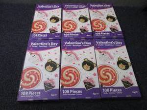 lot 365 image: 6 pks Valentines & Tattoos...