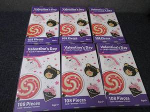 lot 366 image: 6 pks Valentines & Tattoos...