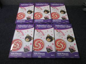 lot 371 image: 6 pks Valentines & Tattoos...
