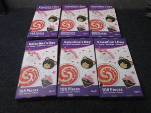 lot 372 image: 6 pks Valentines & Tattoos...