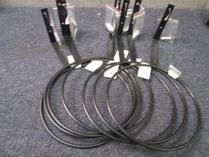 lot 385 image: 7 Mainstays Metal Planter Ring Hang...