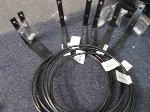lot 386 image: 7 Mainstays Metal Planter Ring Hang...