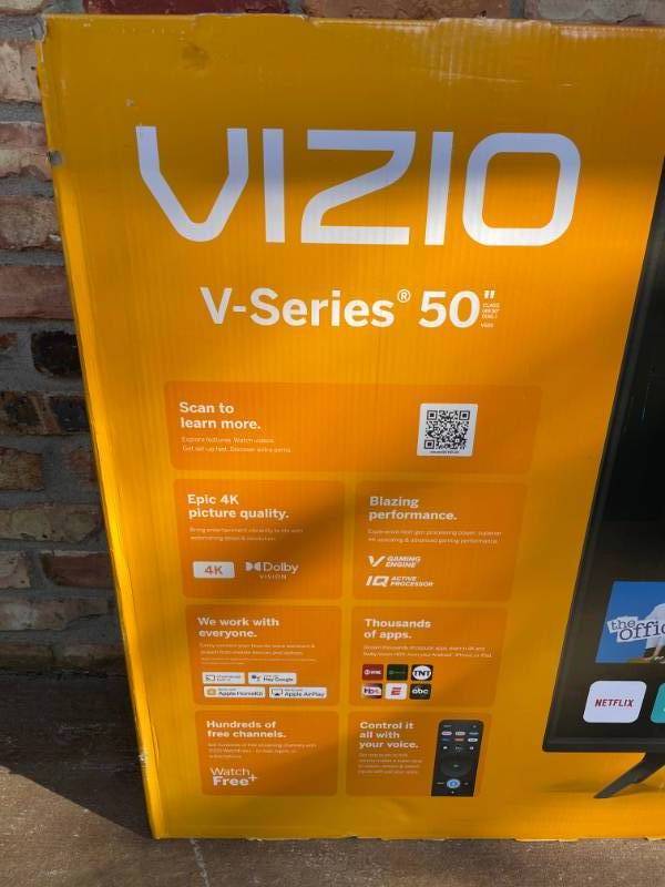 lot 1 image: Brand New VIZIO 50 Class 4K UHD LED SmartCast Smart TV V-Series V505-J