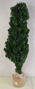 lot 122 image: Pre-Lit Fiber Optic Christmas Tree