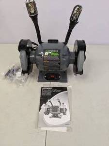 lot 103 image: Genesis Bench Grinder with Lights