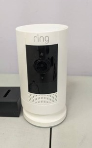 lot 149 image: Ring Stick Up Cam Battery (3rd Generation) Security Camera - White