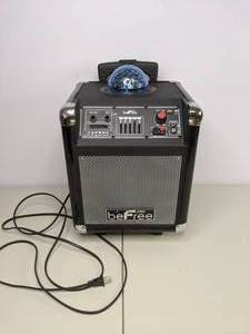 lot 125 image: beFree Sound 6.5 Subwoofer Bluetooth Portable Party Speaker with Light Dome