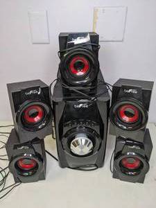 lot 179 image: beFree Sound BFS-410 Bluetooth Home Stereo System