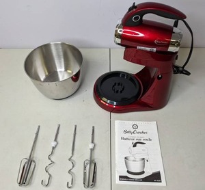 lot 164 image: Betty Crocker 7-Speed Stand Mixer - Metallic Red