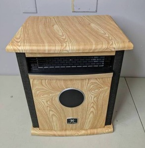 lot 177 image: Heat Storm 1500 Watt Infrared Portable Space Heater - Logan Deluxe Signature Design Cabinet Heater