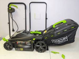 lot 245 image: American Lawn Mower 14 11-Amp Corded Electric Push Lawn Mower
