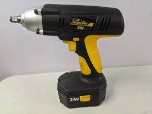 lot 205 image: All Trade 24 Volt 12 Drive Cordless Impact Wrench Kit
