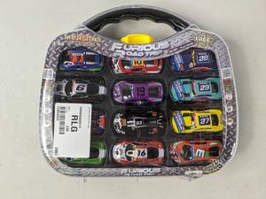 lot 172 image: Furious Road Trip 24 Piece Racing Cars Set in Case