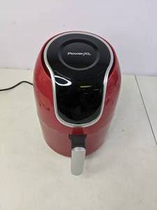 lot 201 image: PowerXL Vortex Air Fryer 2-Qt. - Red
