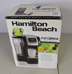 lot 275 image: Hamilton Beach FlexBrew Single-Serve Coffeemaker with Water Reservior