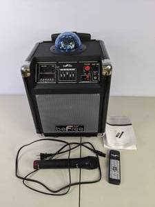 lot 235 image: beFree Sound 6.5 Subwoofer Bluetooth Portable Party Speaker with Light Dome