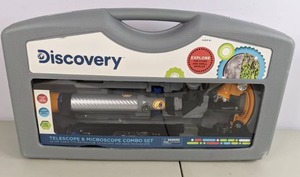 lot 280 image: Discovery Kids Telescope & Microscope Combo Set with Case