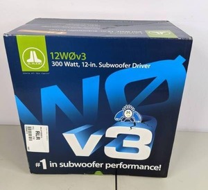 lot 282 image: JL Audio 12W0v3-4 12 300-Watt Subwoofer Driver - Single