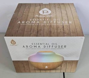 lot 296 image: Pursonic LED Ultrasonic Essential Oil Aroma Diffuser