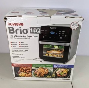 lot 346 image: NuWave Brio 14-Qt. Digital Air Fryer