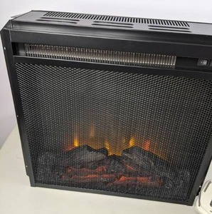 lot 354 image: Ameriwood Home AltraFlame 18 x 18 Mesh Front Electric Fireplace Insert