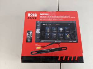 lot 310 image: Boss 320-Watt DVD 6.2 Touch Screen Multimedia Car Stereo with Bluetooth and Rear-View Camera