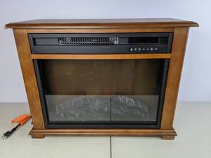 lot 371 image: LifeSmart Infrared Quartz Heater with Flame Effect