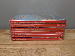 lot 62 image: Set of 6 Brand New Nintendo Switch Video Games Big Buck Hunter Lego Worlds Carnival Games Nickelodeon