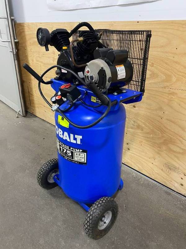 Kobalt 30 gallon 2 deals stage air compressor