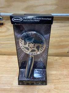 lot 24 image: JACUZZI Theraspin Chrome 6-Spray Handheld Shower 2.5-GPM (9.5-LPM)