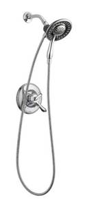 lot 19 image: DELTA Linden In2ition 1-Handle Shower Only Faucet Trim Kit in Chrome (Valve Not Included)