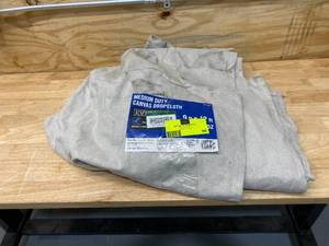 lot 96 image: EVERBILT 9 ft. x 12 ft. 8 oz. Canvas Drop Cloth