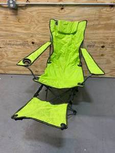 lot 57 image: Lawn Chair with Foot Rest and Bag