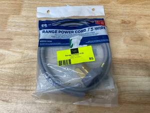 lot 85 image: GE 4 ft. 3-Prong 40 Amp Electric Range Cord