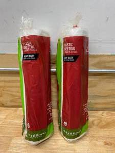 lot 86 image: ACE Lot of 2-  10 ft. W X 25 ft. L X 4 mil T Polyethylene Plastic Sheeting
