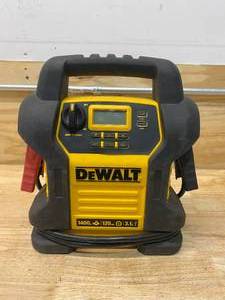 lot 48 image: DEWALT 1400 Peak Amp Portable Car Jump Starter with Digital Compressor