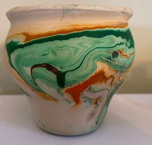 lot 175 image: 3 Nemadji Pottery Pieces