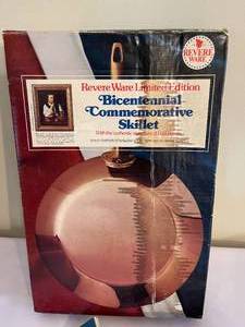 lot 178 image: Bicentennial Revere Ware Skillet